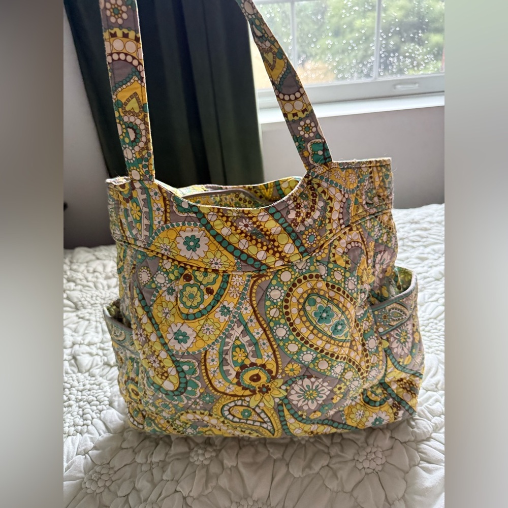 Vera Bradley Campus tote 2000s - Lemon Parfait